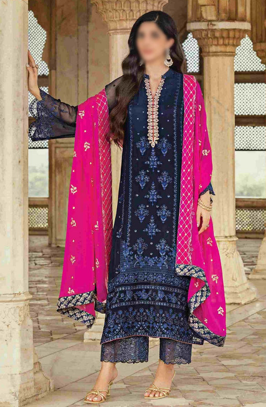 Tahra Unstitch Formal collection by Zainab Chottani D-09 SULTANA