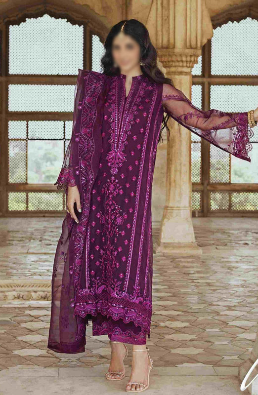 Tahra Unstitch Formal collection by Zainab Chottani D-10 MAH BANO