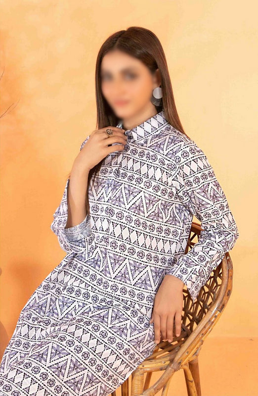Amsal - Stitched Digital Printed 2pcs Collection with Khussa D 2755