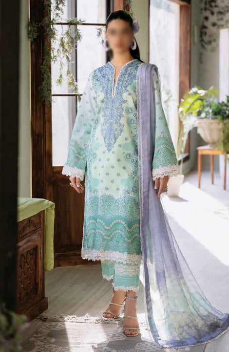 Roheenaz Flora Unstitched Printed Lawn Collection RNP-04A ELYSIUM