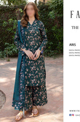 Farasha The Winter Whispers Unstitched Khaddar 2024 D-01 ARIS