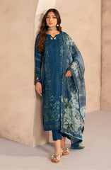 Zarif Unstitched Summer Lawn Collection 2025 D-03 MEHMER