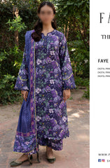 Farasha The Winter Whispers Unstitched Khaddar 2024 D-04 FAYE