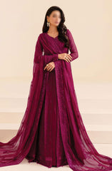 Farasha Lumiere Unstitched Festive Formals 2024  D-05 Mystic Mauve