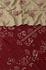 Exclusive Embroidered Wool Jacquard Collection by Marjjan D-476 B