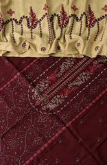 Embroidered Jacquard Wool Collection by Marjjan D-483 E