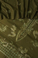 Embroidered Wool Collection with Emb Jacquard Wool shawl by Marjjan D-488 D