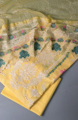 Cotton Bloom Unstitch Embroidered Collection D-05