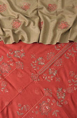 Exclusive Embroidered Wool Jacquard Collection by Marjjan D-476 D