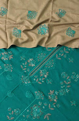 Exclusive Embroidered Wool Jacquard Collection by Marjjan D-476 A