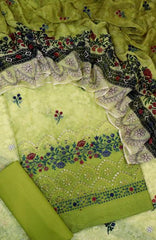 Aabroo Luxury Lawn Embroidered Collection D-05