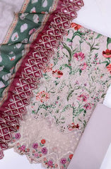 Bin Saeed Unstitch Printed & Embroidered Lawn Collection D-07