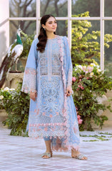 Freesia by Bin Ilyas Luxury Unstitched Lawn Summer Collection D-107 A