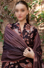 Farasha The Winter Whispers Unstitched Khaddar 2024 D-14 RUSTIC