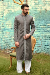 GEM Sherwani Collection Ash