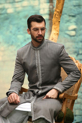 GEM Sherwani Collection Ash