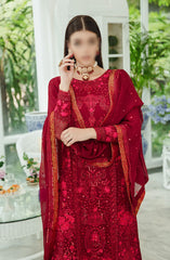 Ariyas Luxury Formal Collection By Freesia D-506 - Crimson - Shadi