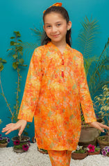 Modest Pret Spring Summer Girls Collection 2025 D- 9105 Orange