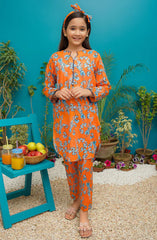 Modest Pret Spring Summer Girls Collection 2025 D- 9135 Orange