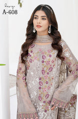 Ramsha Chevron Luxury Chiffon Collection Vol 06 D-608