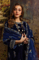 Merakish Luxury Velvet Collection 2024 D-01 Admiral Blue