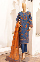 HZ Asasa Digital Printed and Embroidered Lawn Collection 2024 AEL 18