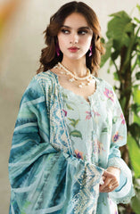 Aafreen Embroidered Lawn Collection 2025 By Riaz Arts D-166