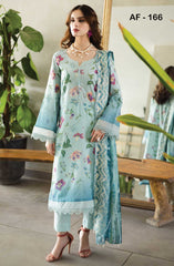 Aafreen Embroidered Lawn Collection 2025 By Riaz Arts D-166