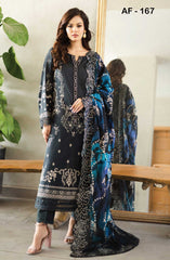 Aafreen Embroidered Lawn Collection 2025 By Riaz Arts D-167