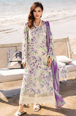 Afreen Embroidered Laser Cut Lawn Collection 2025 By Riaz Arts D-168