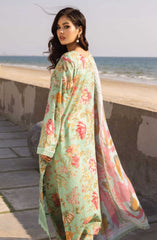 Afreen Embroidered Laser Cut Lawn Collection 2025 By Riaz Arts D-170