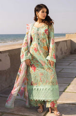 Afreen Embroidered Laser Cut Lawn Collection 2025 By Riaz Arts D-170