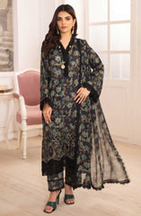 Aafreen Embroidered Laser Cut Lawn Collection By Riaz Arts D-187