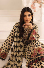 Aafreen Embroidered Laser Cut Lawn Collection By Riaz Arts D-191