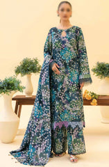 Afreen Embroidered Chikankari Khaddar Collection With Wool Shawl D-146