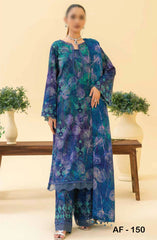 Afreen Embroidered Chikankari Khaddar Collection With Wool Shawl D-150