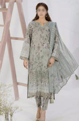 Aafreen Chikankari Printed Lawn Collection 2024 AF 53