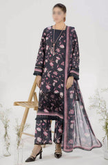 Aafreen Chikankari Printed Lawn Collection 2024 AF 55