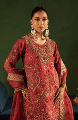 Tabeer Luxury Formal Collection By Diara Couture D-UA-02 MAROON