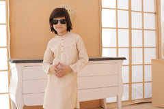 Exclusive Kids Shalwar Kameez Collection Vol 02 AK 12 Biscotti Blended Kameez shalwar