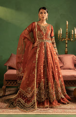 Abrish Luxury Formal Collection By Diara Couture D-US-607 -ANARKALI RUST