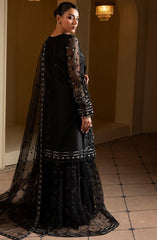 Ashnai by Lavish Premium Unstitched Festive Collection 2025 D-01 Charcoal Luxe