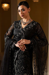 Ashnai by Lavish Premium Unstitched Festive Collection 2025 D-01 Charcoal Luxe