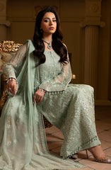 Ashnai by Lavish Premium Unstitched Festive Collection 2025 D-02 Sage Mist