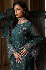 Ashnai by Lavish Premium Unstitched Festive Collection 2025 D-03 Deep Forest