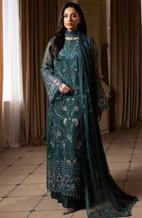 Ashnai by Lavish Premium Unstitched Festive Collection 2025 D-03 Deep Forest