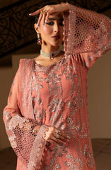 Ashnai by Lavish Premium Unstitched Festive Collection 2025 D-06 Peach Mirage