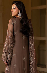 Ashnai by Lavish Premium Unstitched Festive Collection 2025 D-08 Mocha Bloom