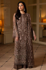 Ashnai by Lavish Premium Unstitched Festive Collection 2025 D-08 Mocha Bloom