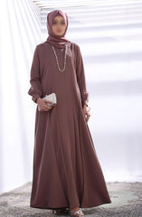 Black Camels The Abaya Edit 2024 Aafreen Front Open Abaya